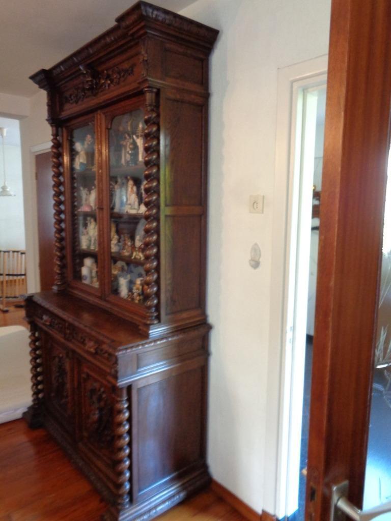 Jachtkast vitrinekast periode 1850 / 1900