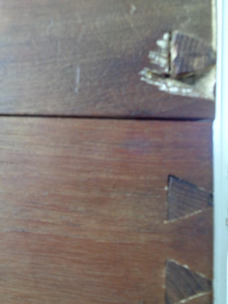 Antieke houten scheepskist - Afbeelding 24