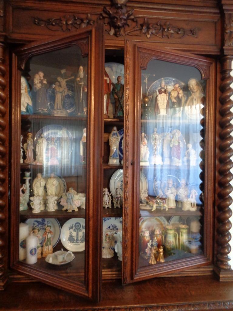 Jachtkast vitrinekast periode 1850 / 1900