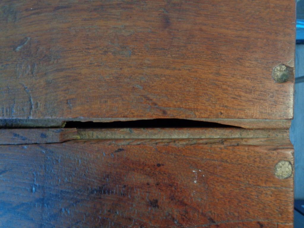 Antieke houten scheepskist - Afbeelding 5