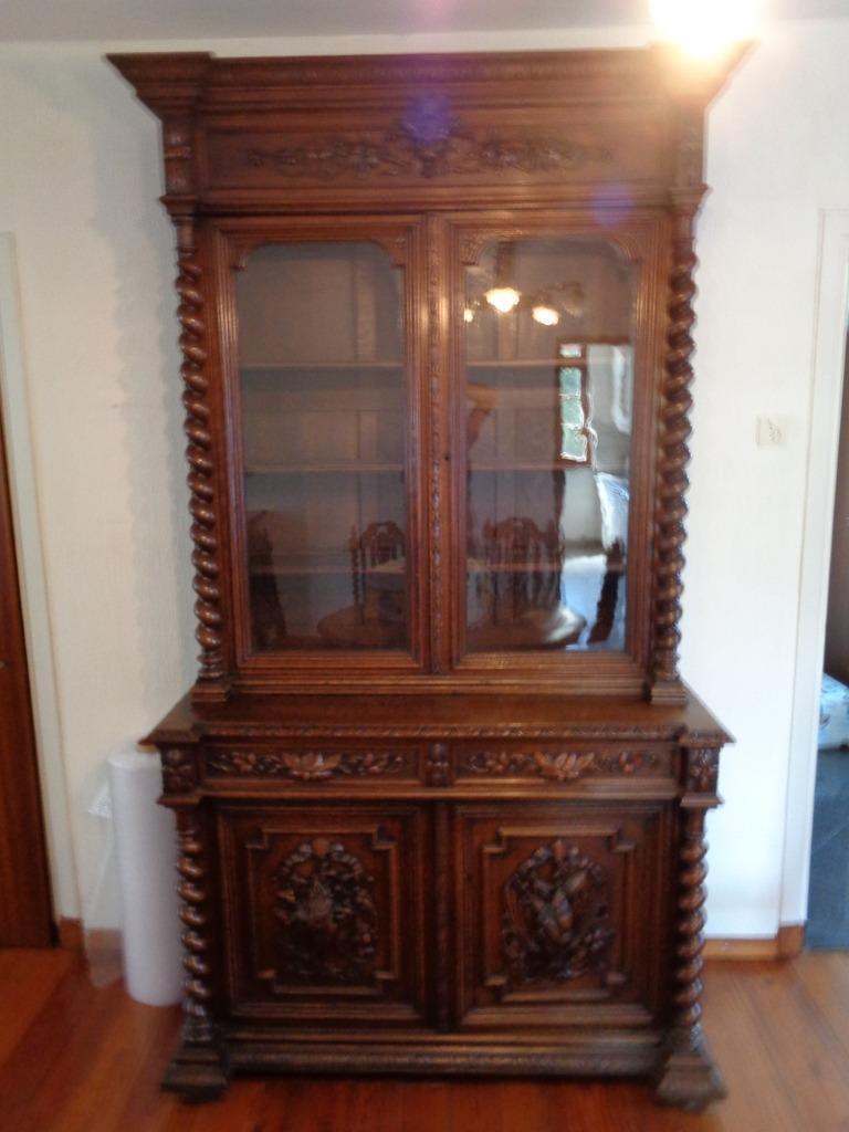 Jachtkast vitrinekast periode 1850 / 1900