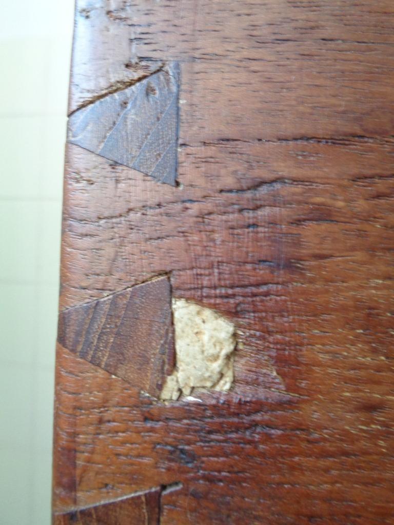Antieke houten scheepskist - Afbeelding 8