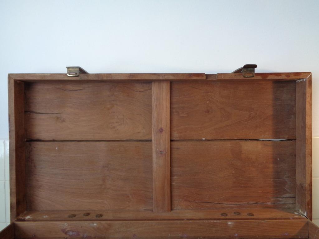 Antieke houten scheepskist - Afbeelding 10