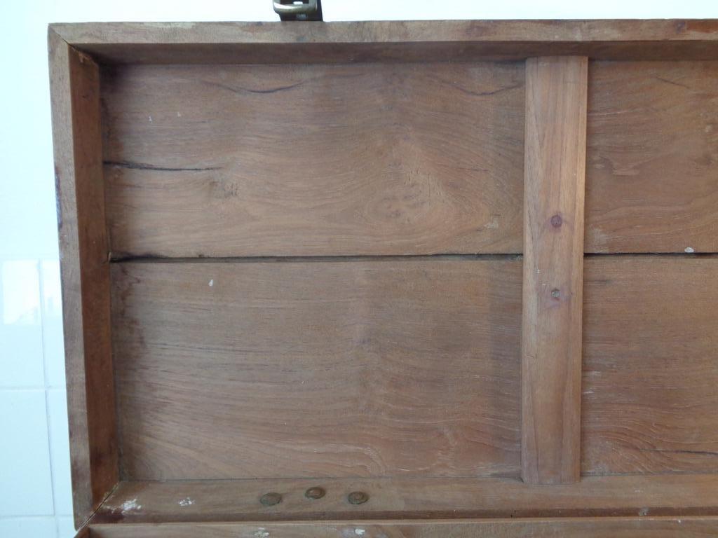 Antieke houten scheepskist - Afbeelding 11