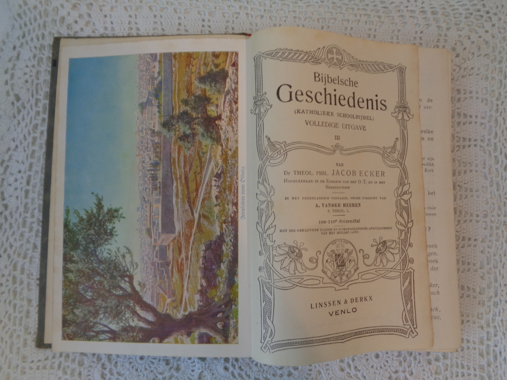 Bijbelsche geschiedenis door Dr Ecker 1922