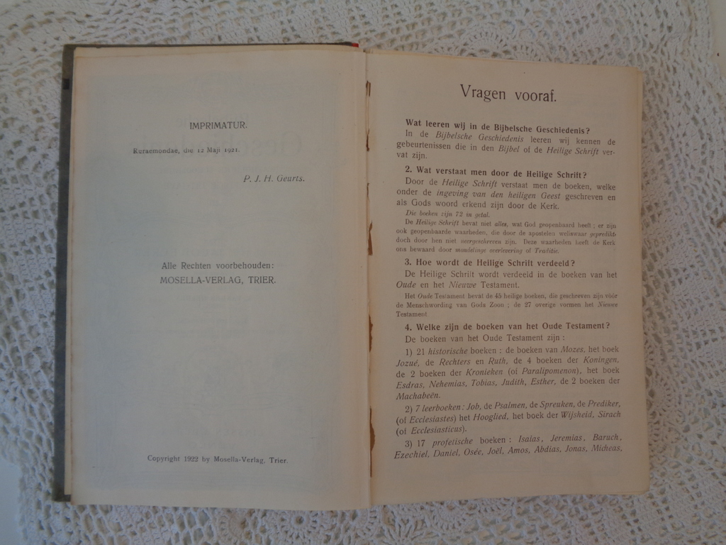 Bijbelsche geschiedenis door Dr Ecker 1922