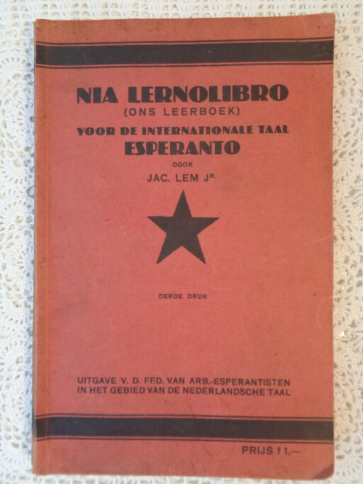 Nia Lernolibro Esperanto door Jac. Lem Jr 1932