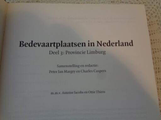 Boek Bedevaartsplaatsen in Nederland 3 Limburg