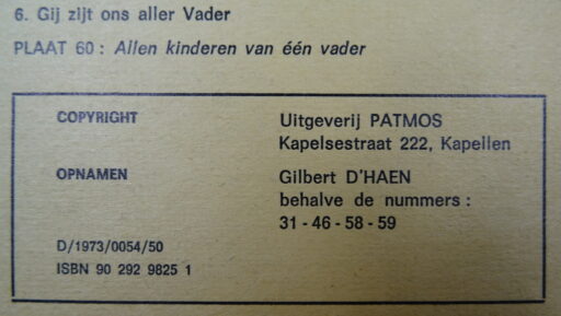 Documentatiemap Midden onder U 1973