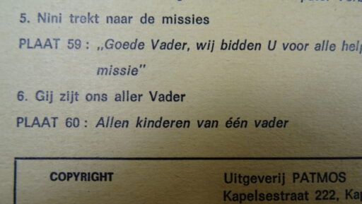 Documentatiemap Midden onder U 1973