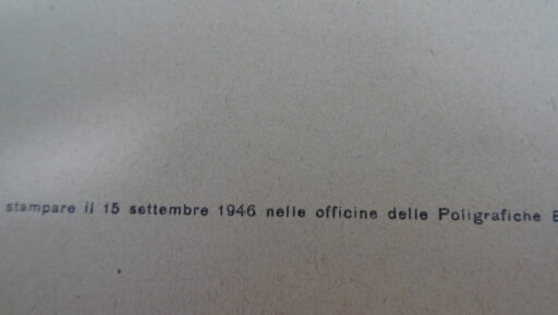 Gemme e Fiori 1946 Luigi Re