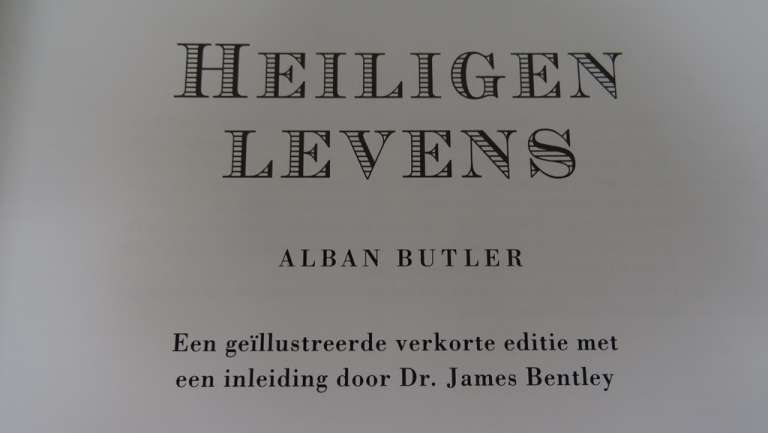 Heiligen levens Alan Butler 1995