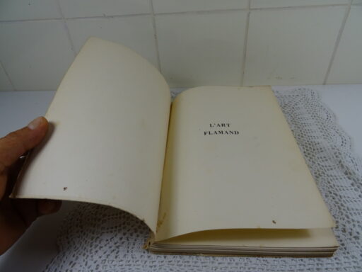 Boek L Art Flamand 1935