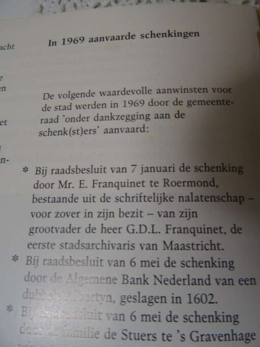 Boek Maastricht 1969