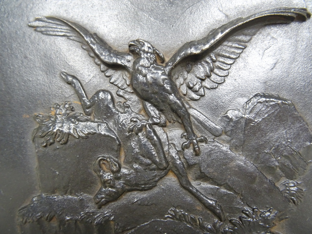 Antieke metalen spotprent Italië Duitsland - Afbeelding 5