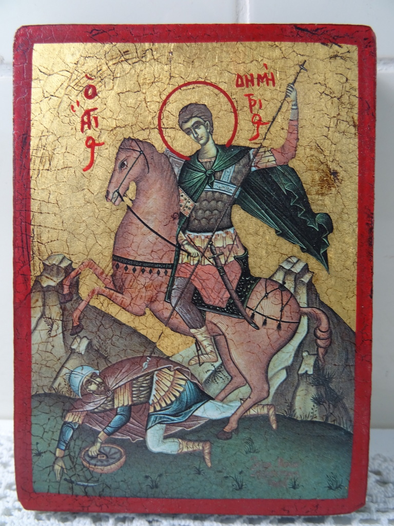 Imponerend icoon Sint Dionysius