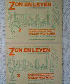 Schoolboekjes Willem Wiltschut Zon en leven uit 1941 en 1942
