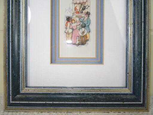 Ingelijste prent in fraaie lijst