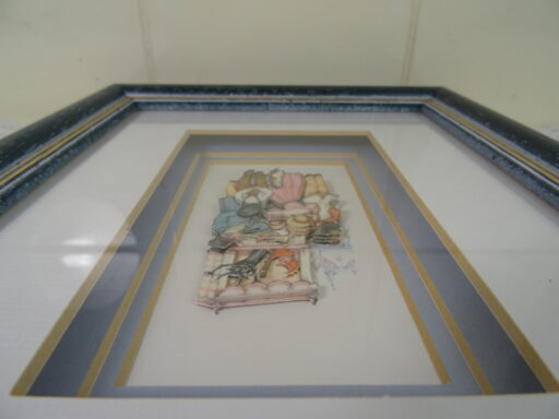 Ingelijste prent in fraaie lijst