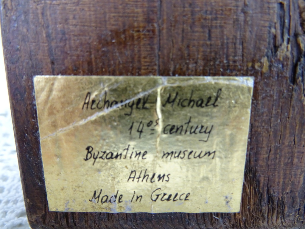 Grieks icoon met Aartsengel Michaël