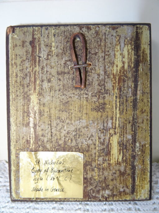 Houten icoon Saint Nicholas