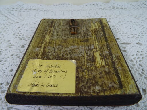 Houten icoon Saint Nicholas