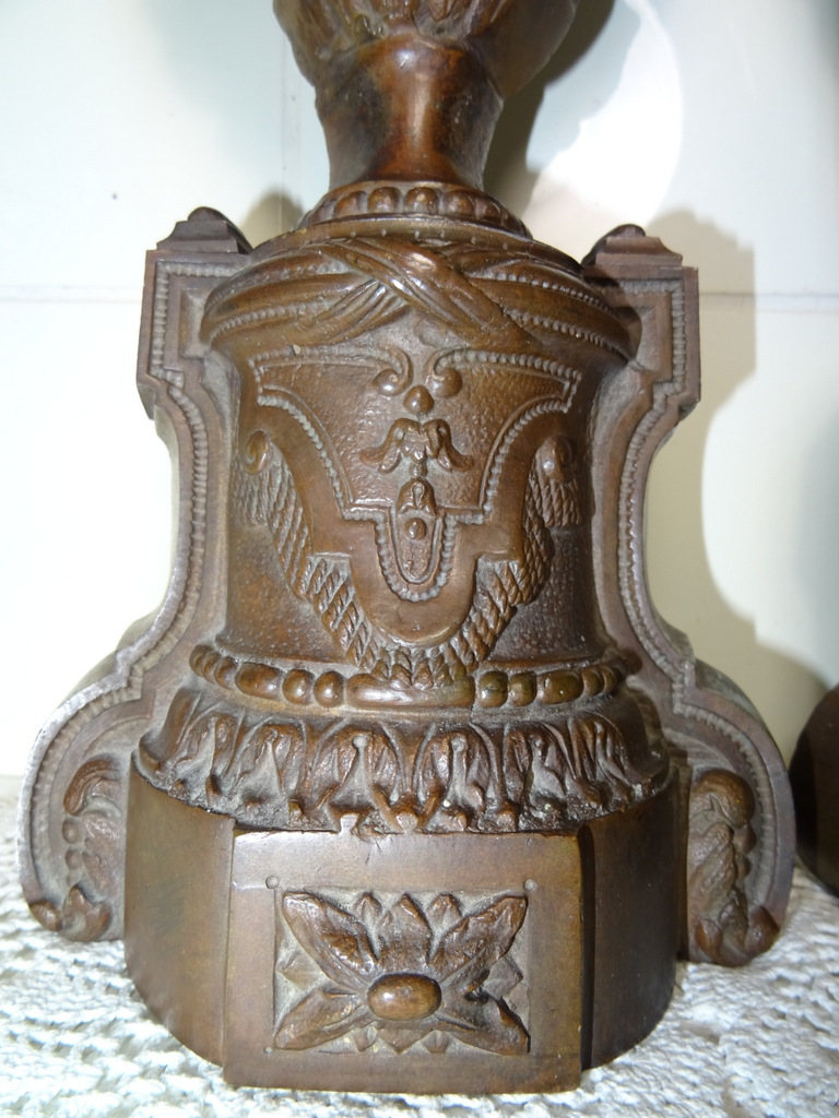 Twee fraaie sierornamenten Neo Barok 1840 - 1880 - Afbeelding 4