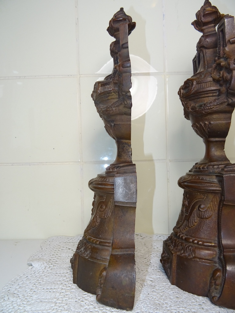 Twee fraaie sierornamenten Neo Barok 1840 - 1880 - Afbeelding 8