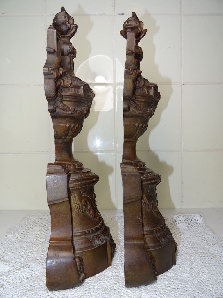 Twee fraaie sierornamenten Neo Barok 1840 - 1880 - Afbeelding 17