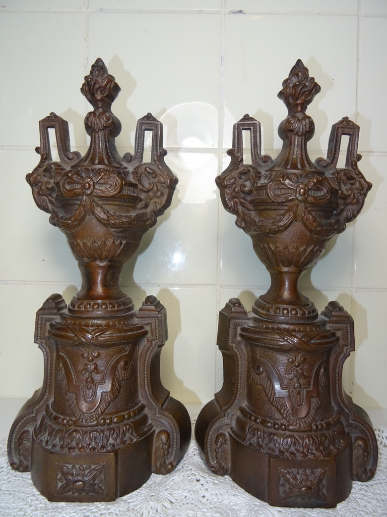 Twee fraaie sierornamenten Neo Barok 1840 - 1880 - Afbeelding 20