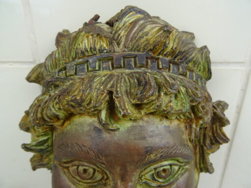 Alternative view of Prachtig decoratief aardewerk masker