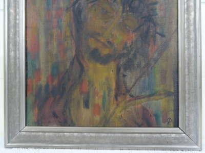 Schilderij Jezus Christus met doornenkroon