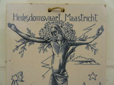 Gedenktegel Heiligdomsvaart Maastricht 1937