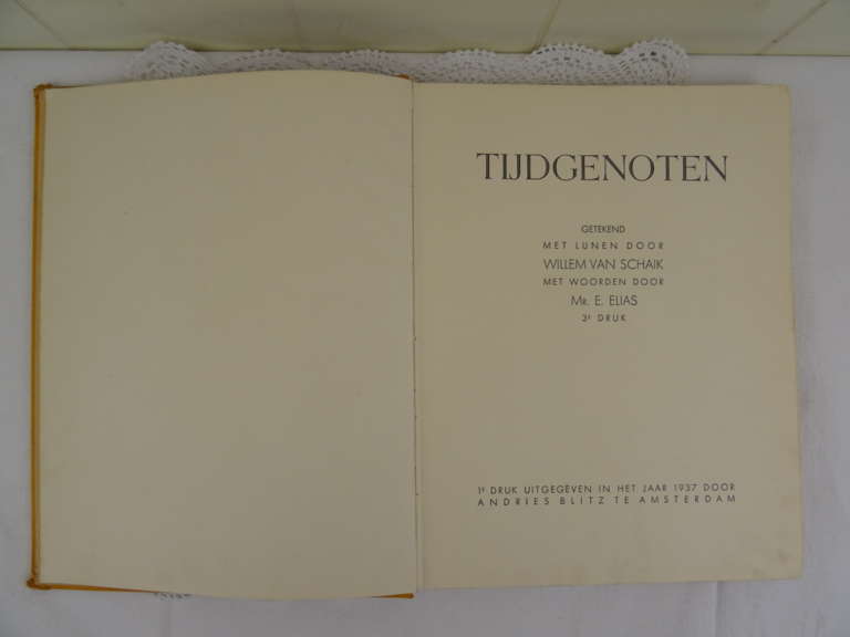 Tijdgenoten Mr. E. Elias 1937
