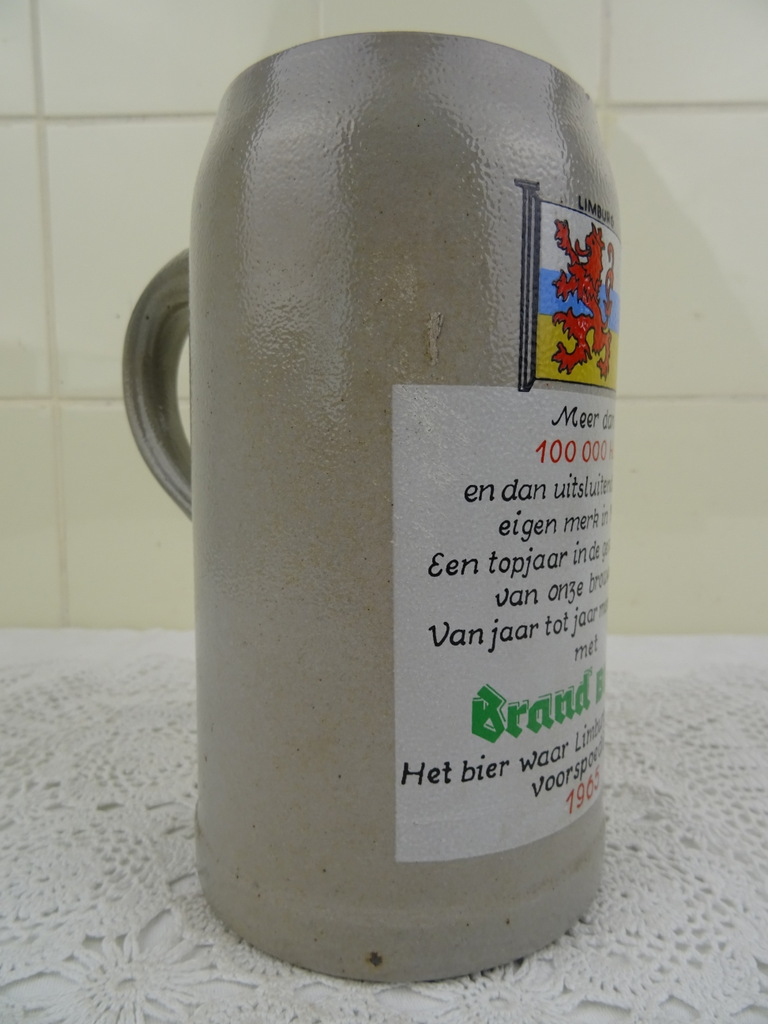 Dalset Verhuizer koper Oude Brand Bier pul 1965 1 liter - Curiosa en Kunst.nl
