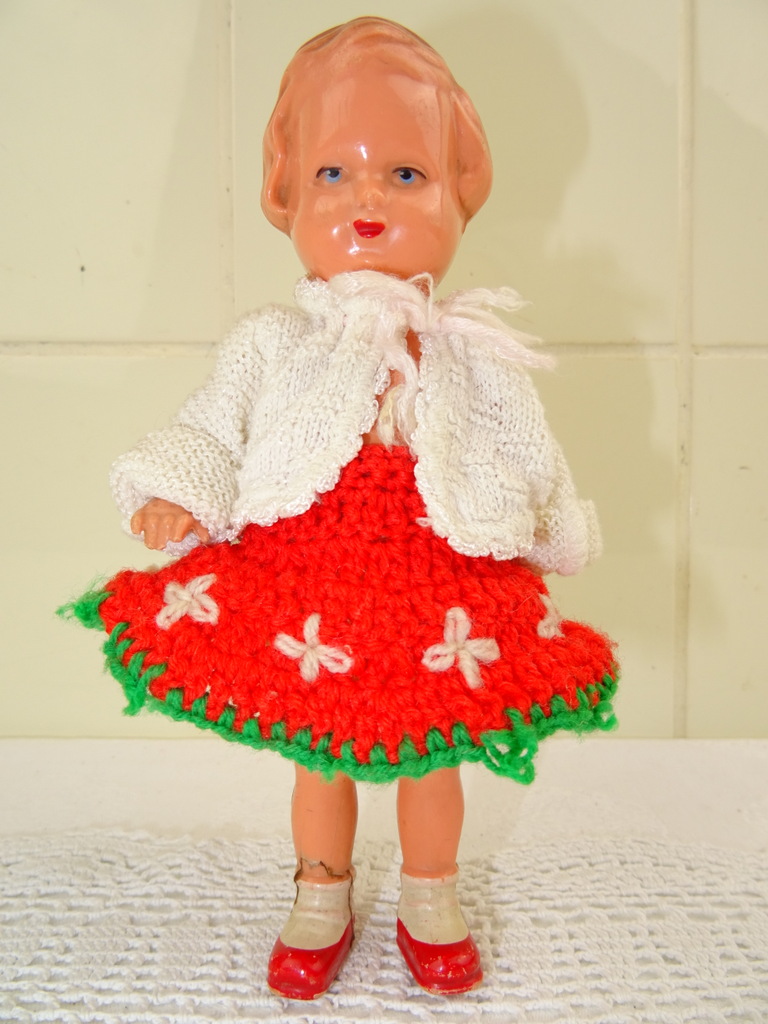 Antiek kinderpopje Edi Germany 16