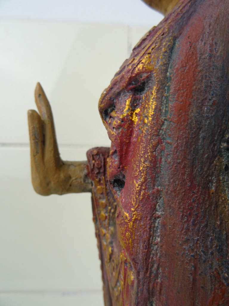 Groot houten Boeddha beeld - Afbeelding 14