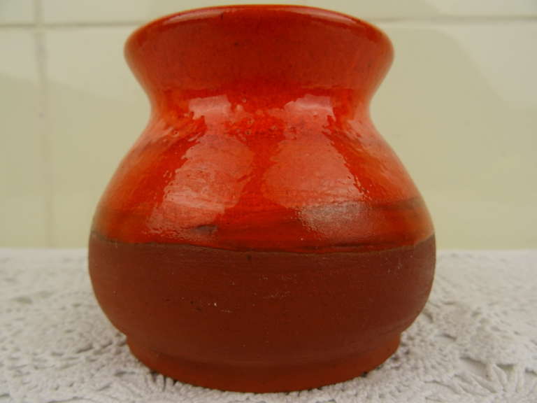 Elegante aardewerk vaas