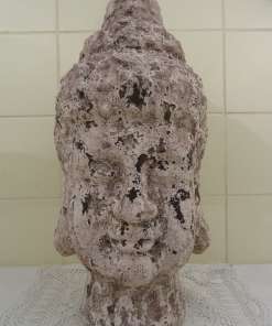 Enorm aardewerk Boeddha hoofd