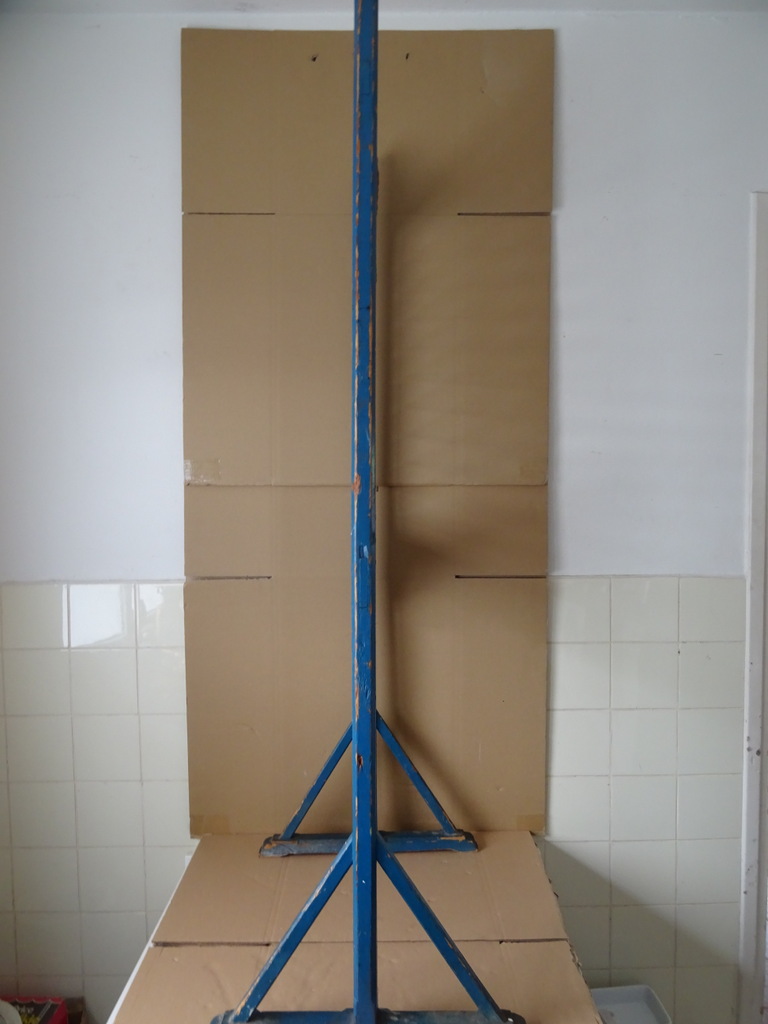 Antiek houten telraam uit school 151cm - Afbeelding 20