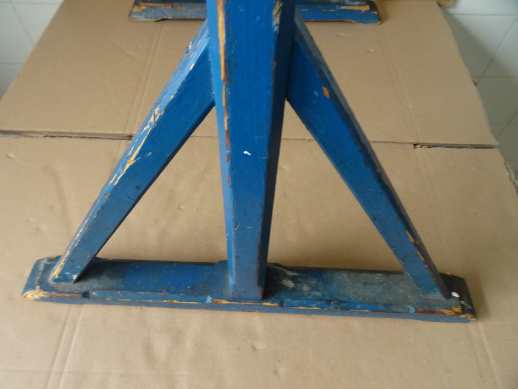 Antiek houten telraam uit school 151cm - Afbeelding 22