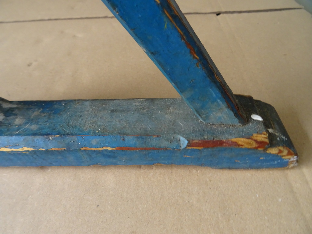 Antiek houten telraam uit school 151cm - Afbeelding 24