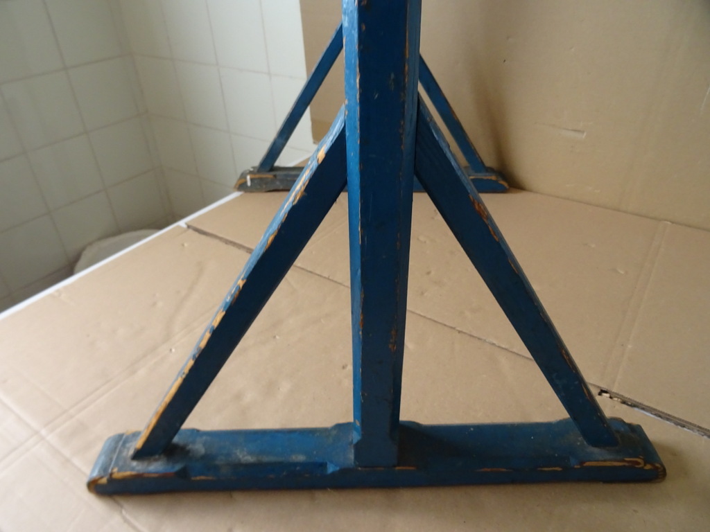 Antiek houten telraam uit school 151cm - Afbeelding 31