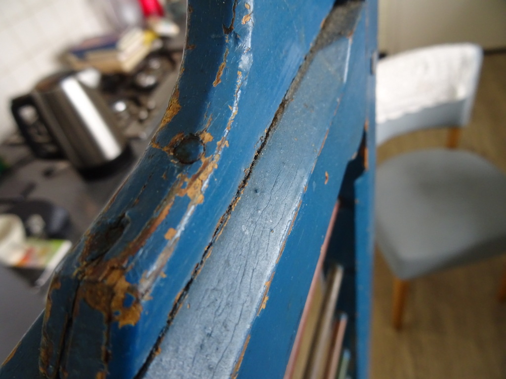 Antiek houten telraam uit school 151cm - Afbeelding 34