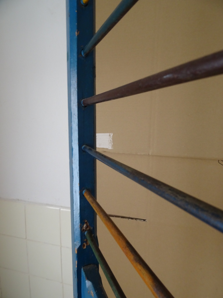 Antiek houten telraam uit school 151cm - Afbeelding 42