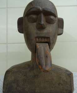 Antiek houten Voodoo beeld Filipijnen
