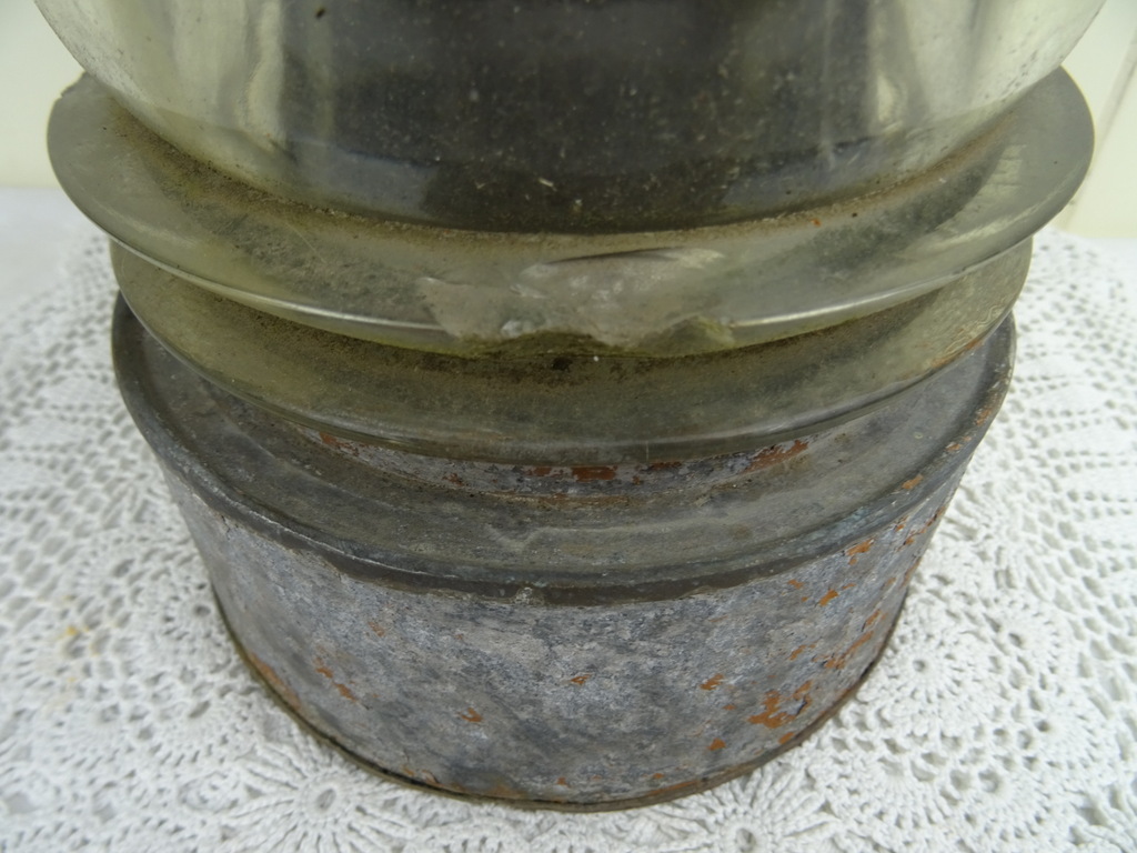 Enorme antieke scheepslamp - Afbeelding 7