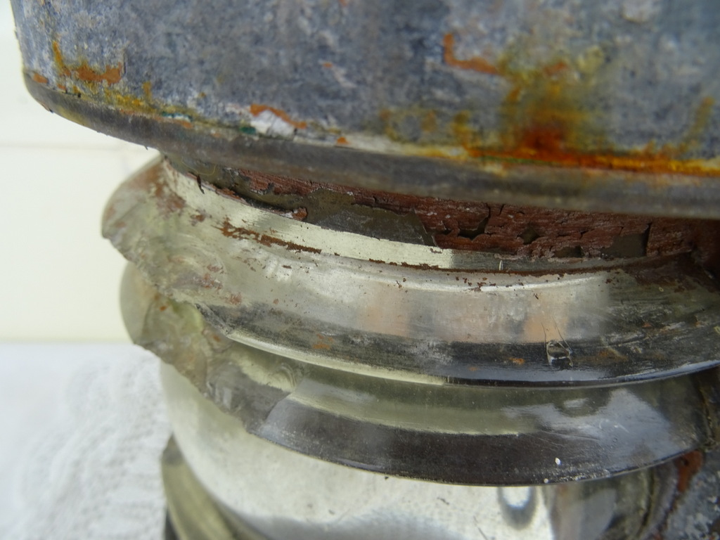Enorme antieke scheepslamp - Afbeelding 16