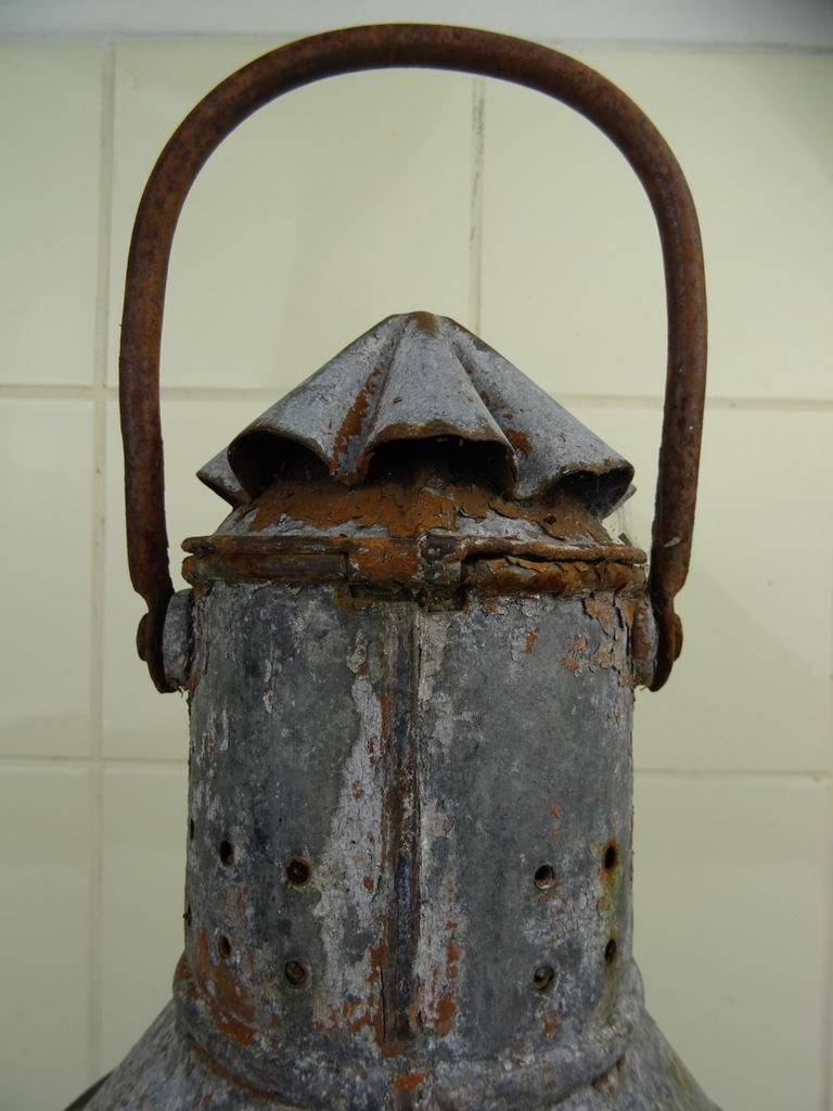 Enorme antieke scheepslamp - Afbeelding 20