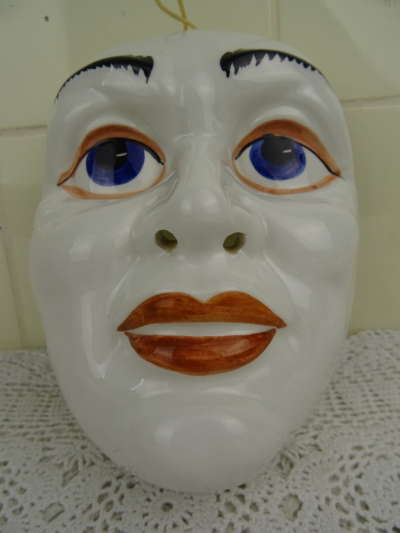 Prachtig porseleinen masker